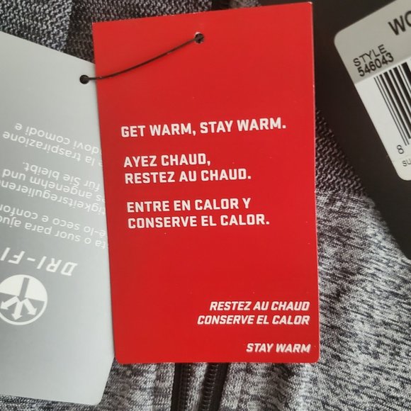 Nike Women's Dri-Fit 1/2 Zip Pullover Running Top | NWT | XS | Two-Toned Gray - Picture 10 of 12